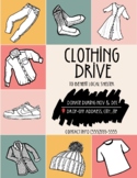 Clothing Drive Flyer | Editable