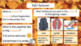 Clothing - Fall, Spring, Summer, and Winter (ENL/ESL/EFL)