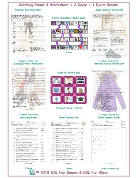 Describing clothes - ESL worksheet by achilipus