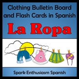 Clothing - La Ropa - Bulletin Board and Flash Cards in Spa