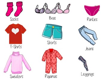 Clothing Labels - Girls