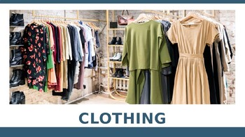 Clothing Overview (Distance Learning PPT) by Luisa Gusi | TPT