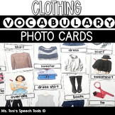 Clothing Real Photo Cards | Things You Wear Picture Cards 