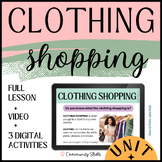 Clothing Shopping SPED Unit | Life Skills Community Lesson