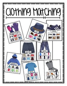 Preview of Clothing Sorting Mats