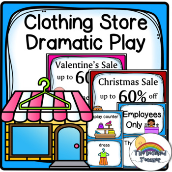 Preview of Clothing Store Dramatic Play | Clothing Shop Dramatic Play | Store Dramatic Play