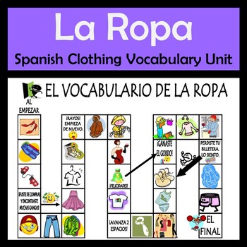 La Ropa Vocabulario {Spanish Clothes Vocabulary}