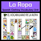 Clothing Vocabulary Activities & Games Unit in Spanish (La ropa)