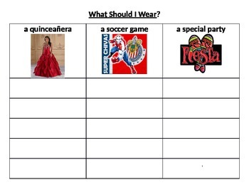 Preview of Clothing choices for different events -What should I wear?