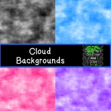 Cloud Backgrounds {Freebie}