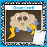 Cloud Craft, Raincloud Craft, Weather Craftivity