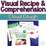 Cloud Dough Visual Recipe & Comprehension - Wh Questions, 