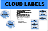 Cloud-Themed Labels (EDITABLE!!!)