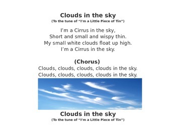 Preview of Cloud Types song