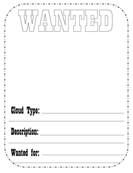Cloud - Wanted Poster by Beg - Borrow - Steal | TPT