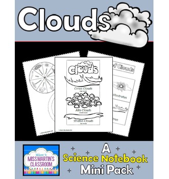 Clouds Interactive Notebook by Miss Martin | TPT