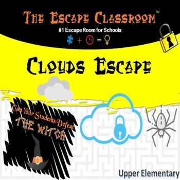 Preview of Clouds Escape Room (4-5 Grade) | The Escape Classroom