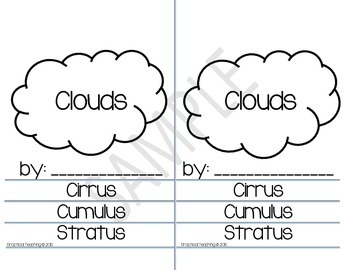 Preview of Clouds FlipBook