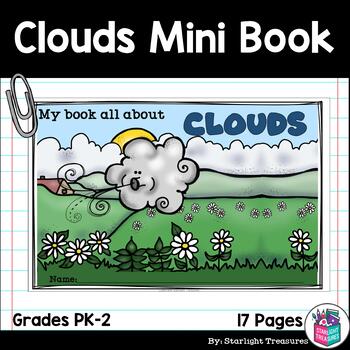 Preview of Clouds Mini Book for Early Readers - All About Clouds