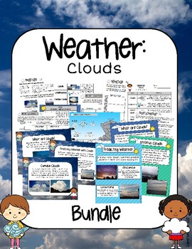 Clouds Presentation, Mini-Posters, Assessment and Activity Pack | TpT