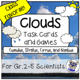 Clouds : Task Cards, Games, and Center