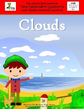 Preview of Clouds: Text-Dependent Questions, Close Reading Worksheet and more!