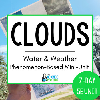 Preview of Types of Clouds, Weather, & Water Cycle | Worksheet, Activity, Reading Passage
