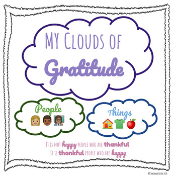 Preview of Gratitude Worksheet