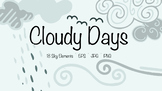 Cloudy Days Doodle Illustration Vector Clip Art Set