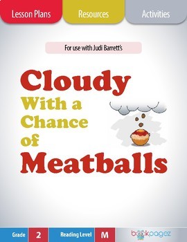 Preview of Cloudy With a Chance of Meatballs Lesson Plans & Activities Package,Second Grade