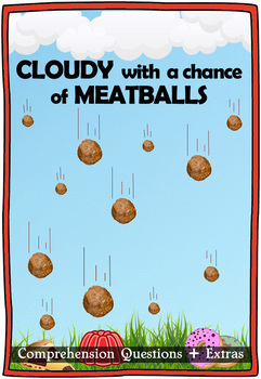 Cloudy With a Chance of Meatballs Movie Guide + Activities - (Color + B/W)