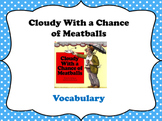 Cloudy With a Chance of Meatballs Vocabulary Visuals (for ELLs)