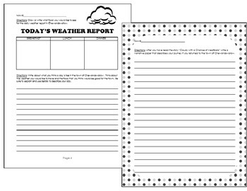 Cloudy With A Chance Of Meatballs Lesson Plans Writing Activities