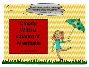 Preview of Cloudy with a chance of Meatball Mini-Literacy unit