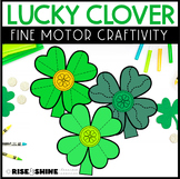 Clover Scissor Skills Cutting Tracing | St. Patrick's Day 