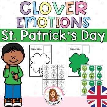 Preview of Clover emotions. St. Patrick's Day. March.