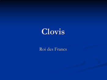 Preview of Clovis Bundle