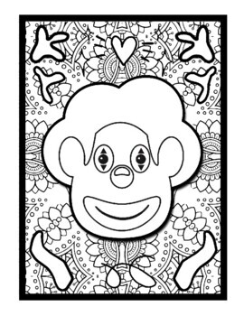 Clown Mindfulness Mandala Coloring Pages, Clown Printable Coloring Sheets  PDF