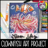 Ocean Art Project, Clownfish & Sea Anemone Art Lesson for 