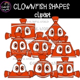 Clownfish shapes clipart