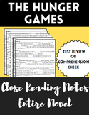 Cloze Notes for The Hunger Games