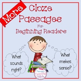 Cloze Passages More Cloze Passages for Beginning Readers