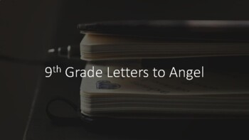 Preview of Cloze Personal Letters Vocabulary Practice and Assessment: Letters to Angel