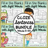 Fill in the Blanks with Sight Words | Bundle Two