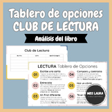 Club de LECTURA: Tablero de Opciones (Spanish/ELE) Libros 
