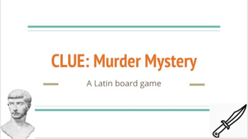 Preview of Clue: A Latin board game