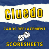 Clue Cards Replacement - Score Sheets