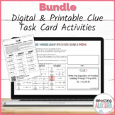Clue Mystery Task Cards Printable & Digital Activity Mega Bundle