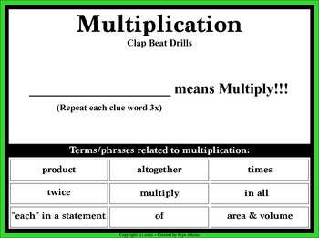 Clue Words for Math by They Can Learn It | Teachers Pay Teachers