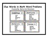 Clue Words in Math Word Problems